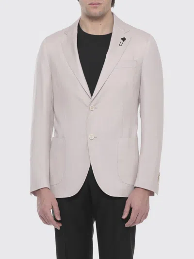 Lardini Single-breasted Blazer In Gray