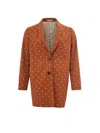 Lardini Elegant Cotton Brown Jacket In Marrone