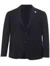 Lardini Elegant Blue Cotton Jacket In Blu