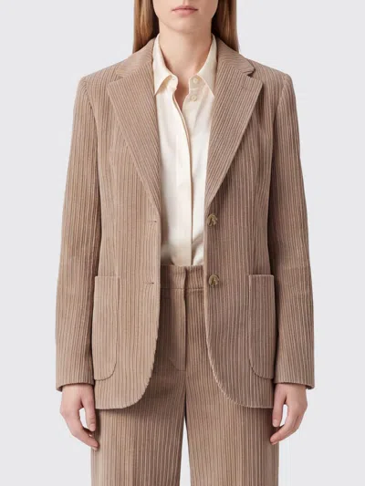Lardini Jacket Woman Color Beige In Neutral
