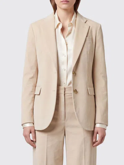 Lardini Jacket Woman Color Ivory In Nude