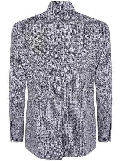 Lardini Jacket Wool "feeling" In Black