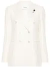 Lardini Long-sleeved Suit Coat In Beige