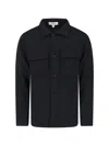 Lardini Relaxed Fit Jacket Front Pockets In Black