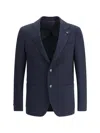 Lardini Single-breasted Blazer In Blue