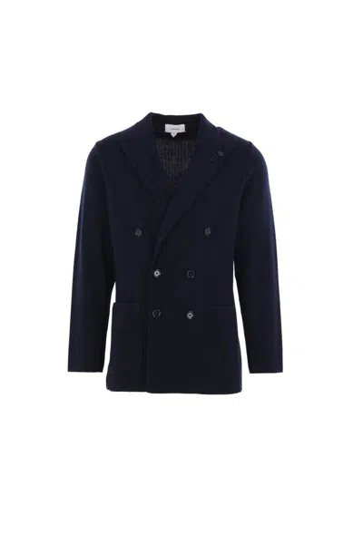 Lardini Jackets In Blue