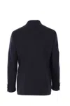 Lardini Midnight Blue Polyester Blend Blazer In Blue