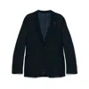 Lardini Navy Blue Tailored Jacket With Functional Pockets In Blue