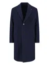 Lardini Lapel Single-breasted Jacket Front Pockets Pin In Blue