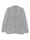 Lardini Single-breasted Blazer In Gray