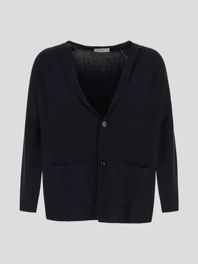 Lardini Buttoned Cardigan Jacket In Multicolor