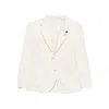 Lardini Single-breasted Blazer In Neutral
