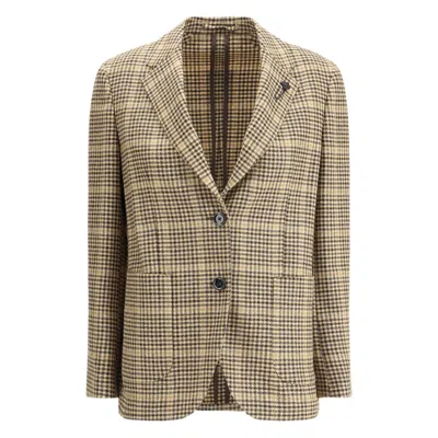 LARDINI JACKETS NEUTRAL