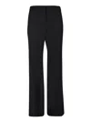 Lardini Quentin Black Trousers In Pink