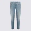 Lardini Belt Loop Jeans In Blue