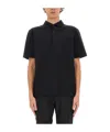 Lardini Black Jersey Polo With Classic Fit In Black