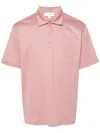 Lardini Jersey Cotton Polo Shirt In Pink