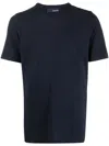 Lardini Jersey Cotton T-shirt In Blu Blu E Verdi