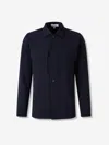 Lardini Blue Shirt With Classic Collar In Blue
