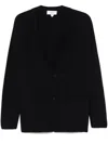 Lardini Knitted Blazer In Black