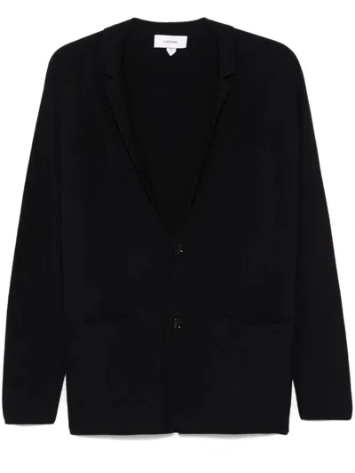 Lardini Knitted Blazer In Black