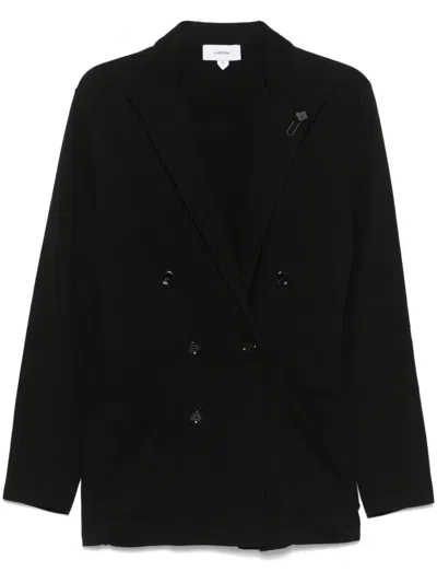 Lardini Knitted Blazer In Black