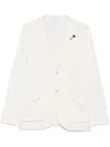 Lardini Knitted Blazer In White