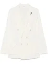 Lardini Knitted Blazer In White