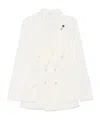 Lardini Knitted Blazer In White