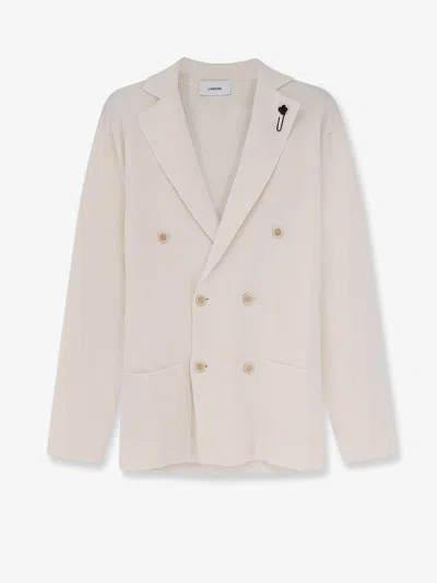 Lardini Knitted Blazer In White