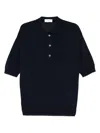 Lardini Cotton Blended Polo In Blue