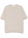 Lardini Knitted T-shirt In 中性色