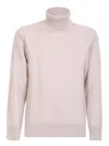 Lardini Roll-neck Sweater In White