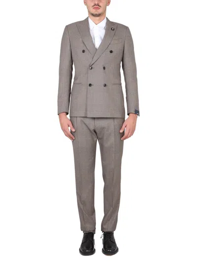 Lardini Kosmo Suit In Neutral