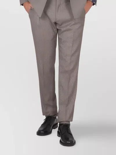Lardini Kosmo Suit Buttoned Cuffs In Purple