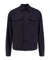 Lardini Lapel Jacket In Black