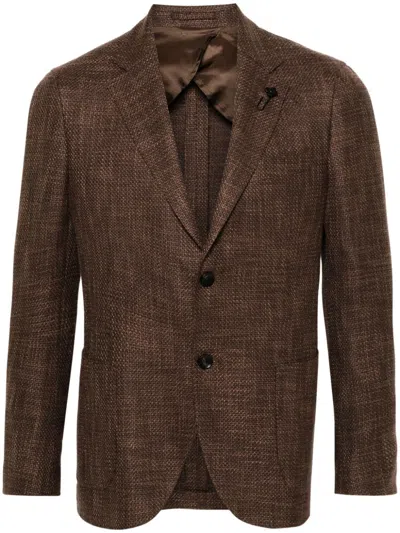 Lardini Eq528 Ae Man Jacket In Brown