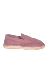 LARDINI LEATHER ESPADRILLES