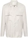 Lardini Light Beige Linen/flax Blend Jacket