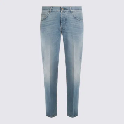 LARDINI LIGHT BLUE COTTON DENIM JEANS