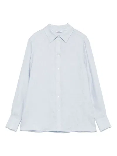 Lardini Light Blue Linen Shirt