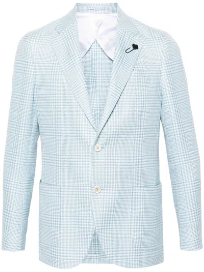 Lardini Special Plaid-check Blazer In Multi