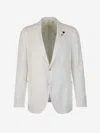 Lardini Linen And Viscose Blazer In White