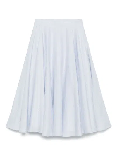 LARDINI LARDINI LINEN BELL SHAPED SKIRT