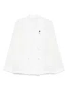 Lardini Double-breasted Blazer In White
