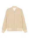 Lardini Ribbed Collar Jacket Side Pockets In Brown