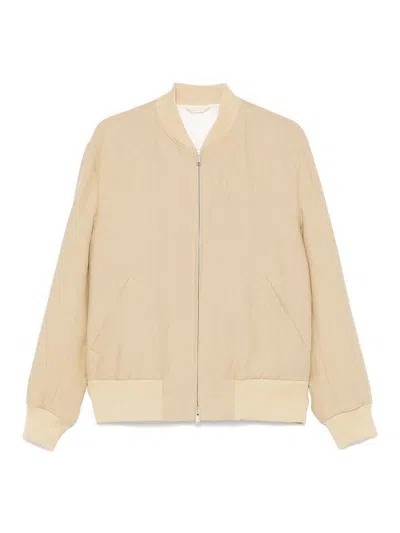 LARDINI LINEN BOMBER