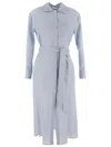 Lardini Dresses In Blue