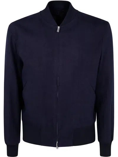 Lardini Jacke Aus Leinen In Blau
