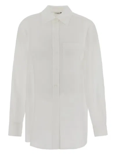 Lardini Hemd Aus Leinen In White